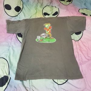 Vintage alien golf shirt oversized